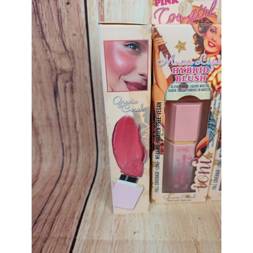 Ioni Pink Cowgirl Mousse Liquid Hybrid Blush Gracie Coral
